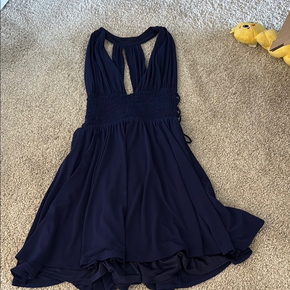 Express Navy Mini Cocktail Dress